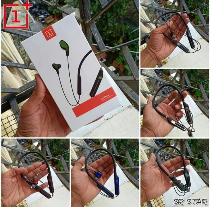 Post image *One Plus bullets*🔥

*Seamless connection &amp; good BATTERY BACK-UP*❤
*11.2mm BASS BOOSTED DRIVER
* FLEXIBLE 
*Bluetooth 5.0
*SWEATPROOF
*Input - 5v 600 mah
* Earphone style - in ear
*inline REMOTE - Yes
* Sound pressure level -97db
*Distance - 20 MTR

*Price -  550