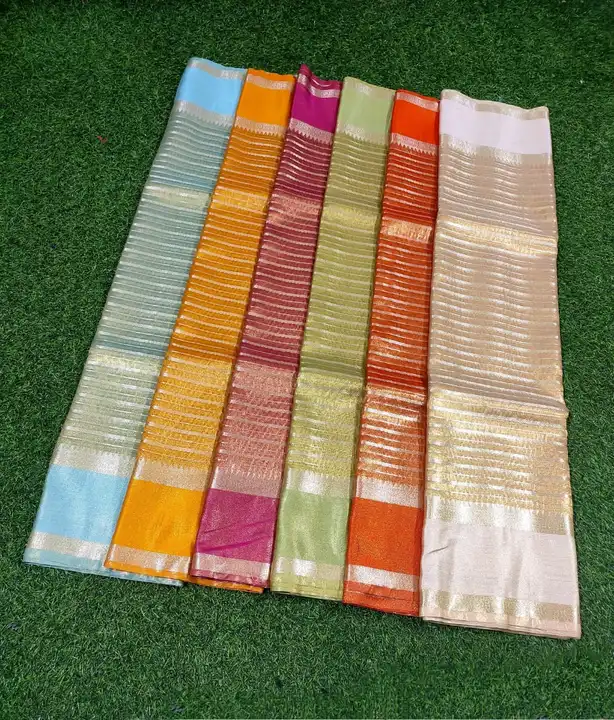 Banarasi Tissue Dyble Silk  uploaded by Sara Silk Art (Sarees) on 1/10/2024
