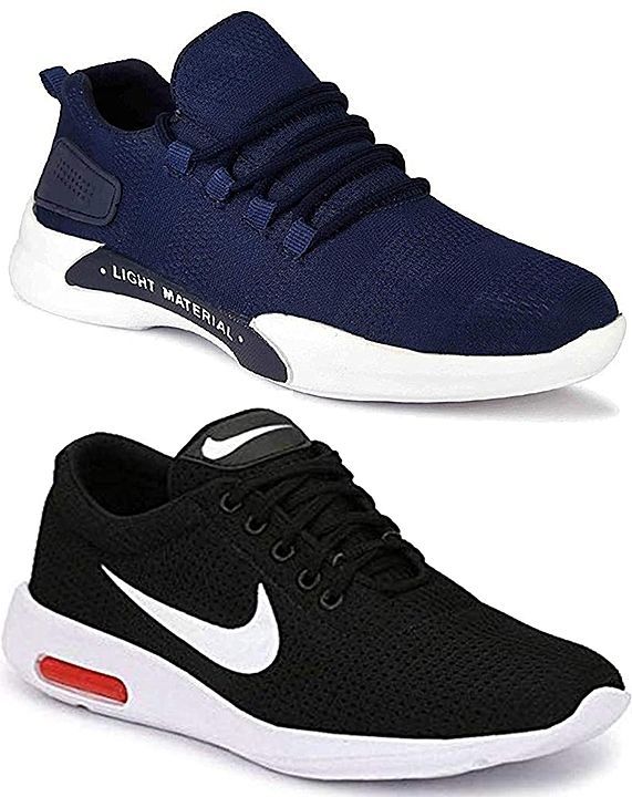 WORLD WEAR FOOTWEAR Men Multicolour Latest Collection Sports Running Shoes - Pack of 2 (Combo-(2)-90 uploaded by business on 7/18/2020