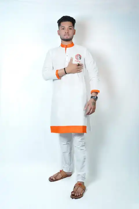 Jay shree ram kurta pajama set uploaded by business on 1/10/2024