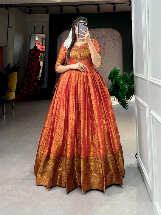 Ready to wear gown uploaded by MAHADEV FASHION on 1/10/2024