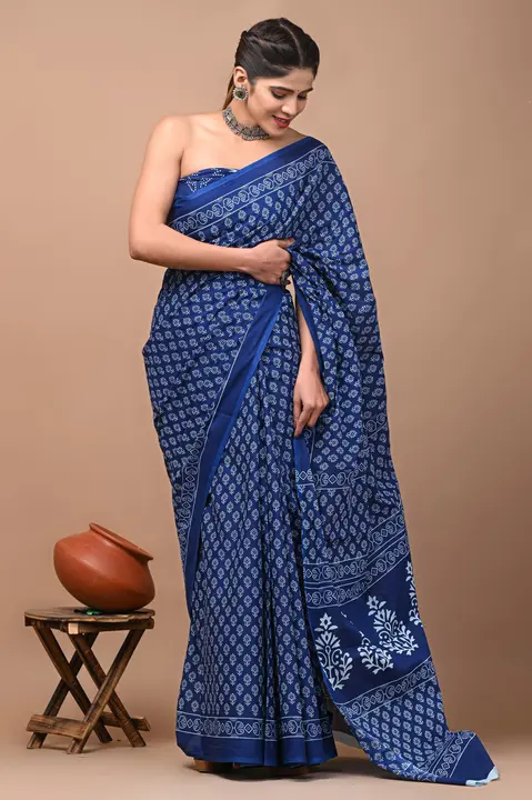 Cotton saree  uploaded by Indiana Creations  on 1/11/2024