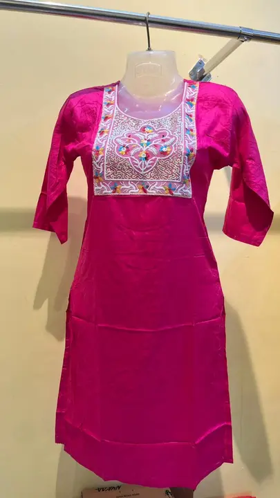 Cotton Embroidery Kurti 📞 8617465475 uploaded by DAS TRADER'S  on 1/11/2024