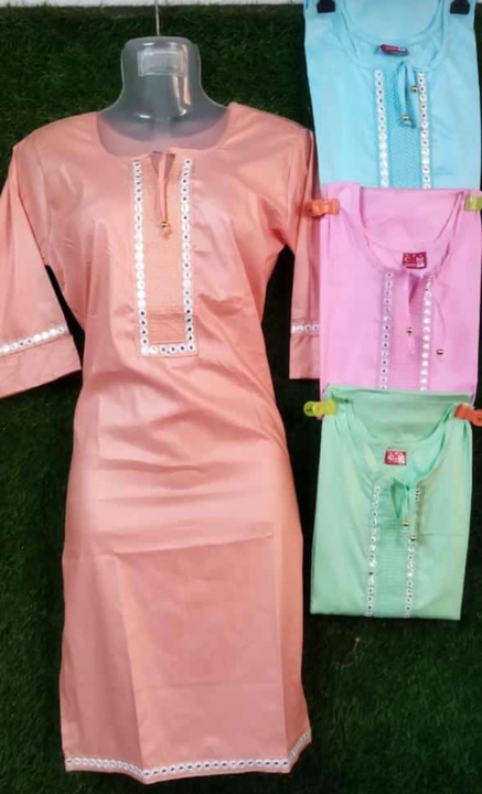 Reyon embroidery work kurti  uploaded by business on 1/11/2024