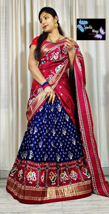 Post image *🌷 Trading Lehenga Collection🌷*

*Price Only :- 999/- no less

*Khajuri Crushed Lehanga*



Twirl your fashion fervour with this celebrational and vibrant lehenga in promising color reflects interesting amalgamation of traditional heritage.

*Lehenga(Stitched)*
Lehenga Fabric : *Pure Dola Silk With Khajuri Box Crushed*
Lehenga Work : 
Khajuri Box Crushed With Foil Print And Digital Print 
Waist : SUPPORTED UP TO 42
Lehenga Closer :
Stitching : Stitched With Canvas
Length : 41
Flair : 3.5 Mtr 
And Micro Cotton inner

*Blouse(Unstitched)*
Blouse fabric : Dola Silk With Foil Print
Blouse Work : Foil Print Wok
Blouse Length : 1 Meter

*Dupatta*
Dupatta Fabric : 
*Pure Dola Silk With Viscose Border And Tassels*
Dupatta Work : Digital Print With Foil Print Work also comes with tassels 
Dupatta Length : 2.5 Meter

*Package Contain* : Lehenga, Blouse, Dupatta With Tassels 

*Weight :  0.980 kg*