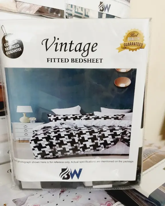 King size fitted bedsheet  uploaded by Rajesh handloom outlet on 1/12/2024