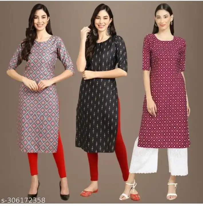 Only Kurti For Girl's 

*400 PC's Only*

ALL FULL SLEVE

FEBRIC - AMERICAN CREPE

SIZE - M TO XXL MI uploaded by Krisha enterprises on 1/12/2024
