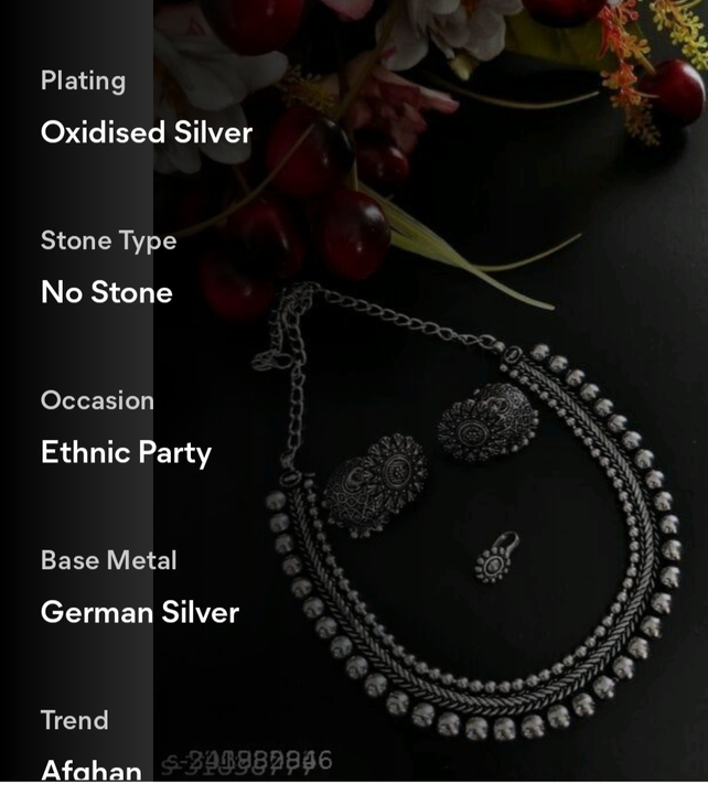  Beautiful Jewellery Sets
Name:  Beautiful Jewellery Sets
Base Metal: German Silve uploaded by ShriRaj garments on 1/12/2024