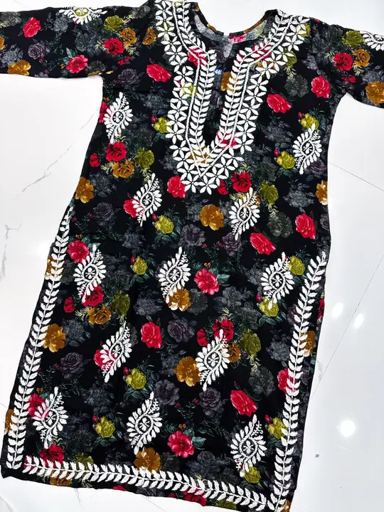 Printed Rayon Kurti ( Only Bulk ) uploaded by business on 1/12/2024