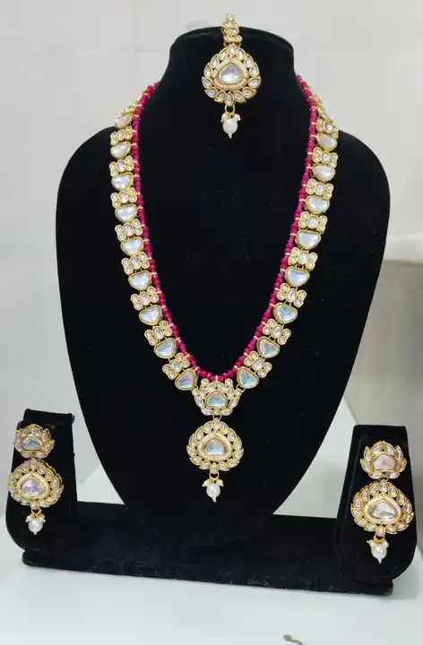 Kundan necklace set  uploaded by business on 1/13/2024