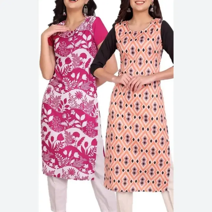 Printed Casual American Crepe Kurti  uploaded by business on 1/13/2024