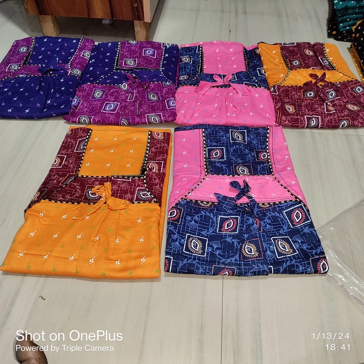 Product uploaded by Rajasthani cotton nighty house on 1/13/2024