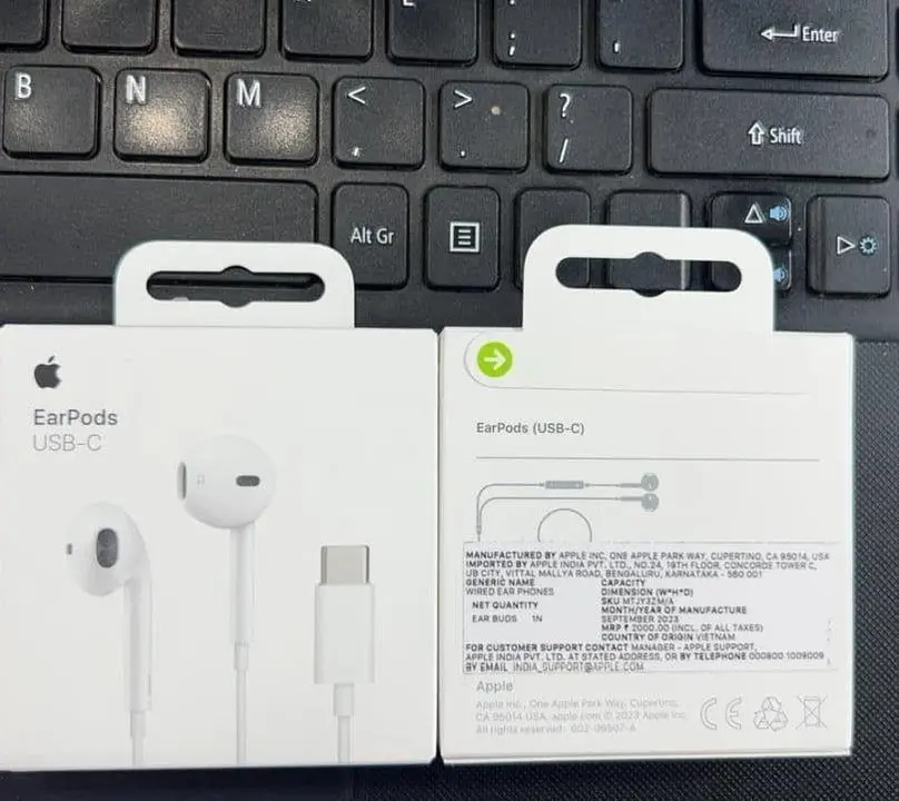 iPhone 15 original type c earphone available 9649174067 uploaded by business on 1/14/2024
