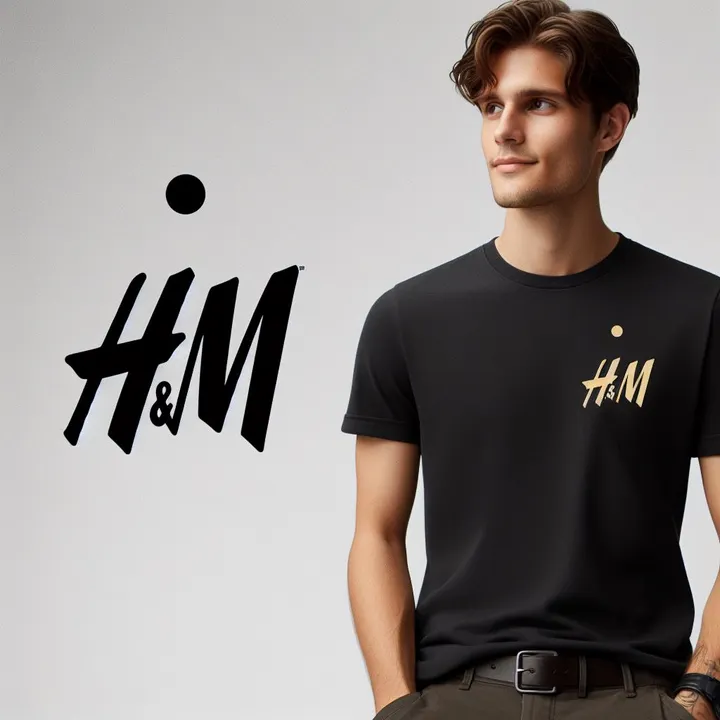 H&M Black t shirt  uploaded by Panda clothing hub on 1/14/2024