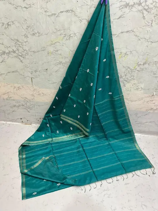 BHAGALPURI KOTA STPLE WITH EMBROIDERY DESIGN SAREE  uploaded by S.N.COLLECTIONS  on 1/14/2024