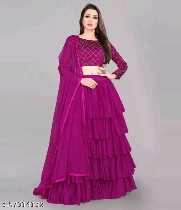 Aakarsha Alluring Women Lehenga
Name: Aakarsha Alluring Women Lehenga
Topwear Fabric: Silk Blend
Bot uploaded by Women's clothing Shop  on 1/14/2024