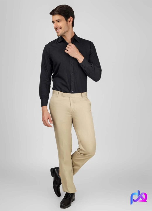 Cream Colour Cotton Formal Pant For Men's  uploaded by business on 1/14/2024