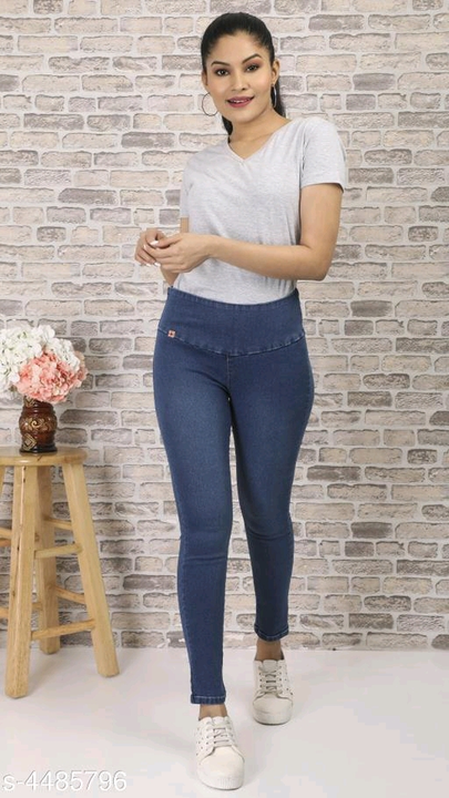 Stylish Women's Denim Jeans uploaded by AV Collection on 1/15/2024