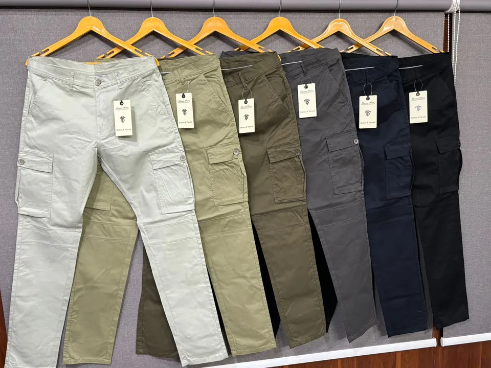 Cargo 6 Pocket Pants, Slim Fit at Rs 205/piece in Ahmedabad