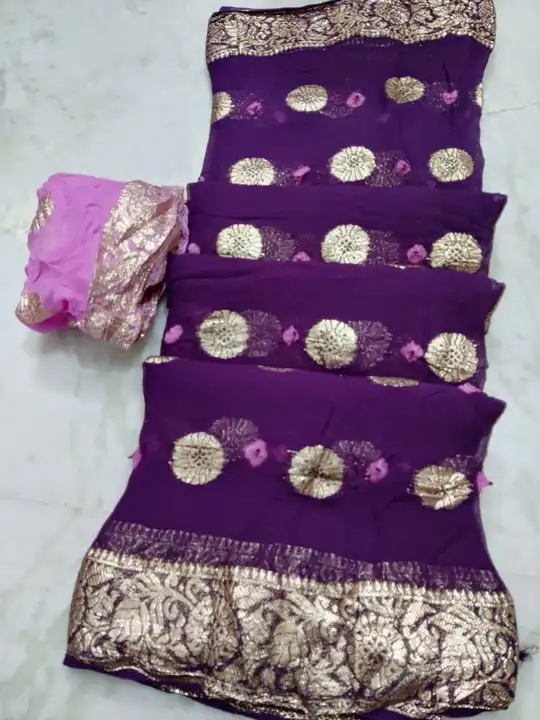 9983344462.  💖💖new Launching💖💖🥰🥰🥰🥰🥰🥰😍



🥰🥰big sele pure Georgette jaipuri die with bea uploaded by Gotapatti manufacturer on 1/15/2024