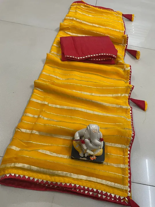 👉🏼🐱 sale sale sale 🙈🙉🙊🙉
😍party 💃🏻 spl 🥳🥳🥳

original product 

💖💖 pure jhorjt fabric   uploaded by Gotapatti manufacturer on 1/15/2024
