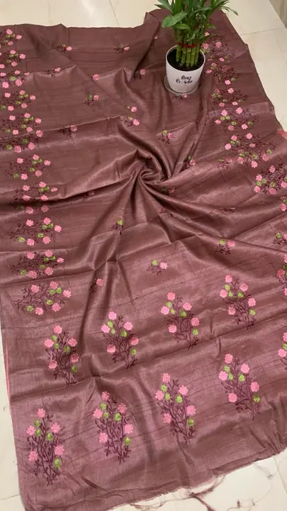 BHAGALPURI DESI TUSSAR SAREE uploaded by S.N.COLLECTIONS  on 1/15/2024