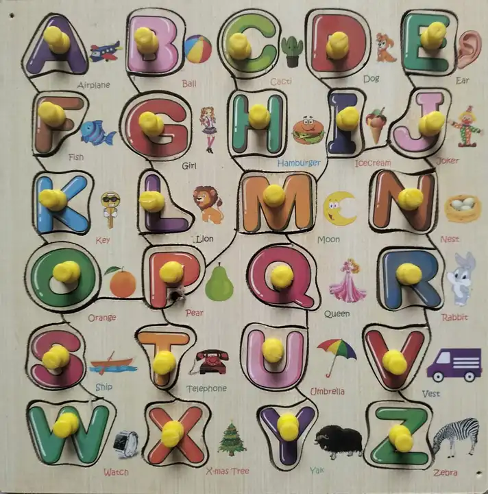 Alphabet picture  uploaded by Mangla toys on 1/15/2024