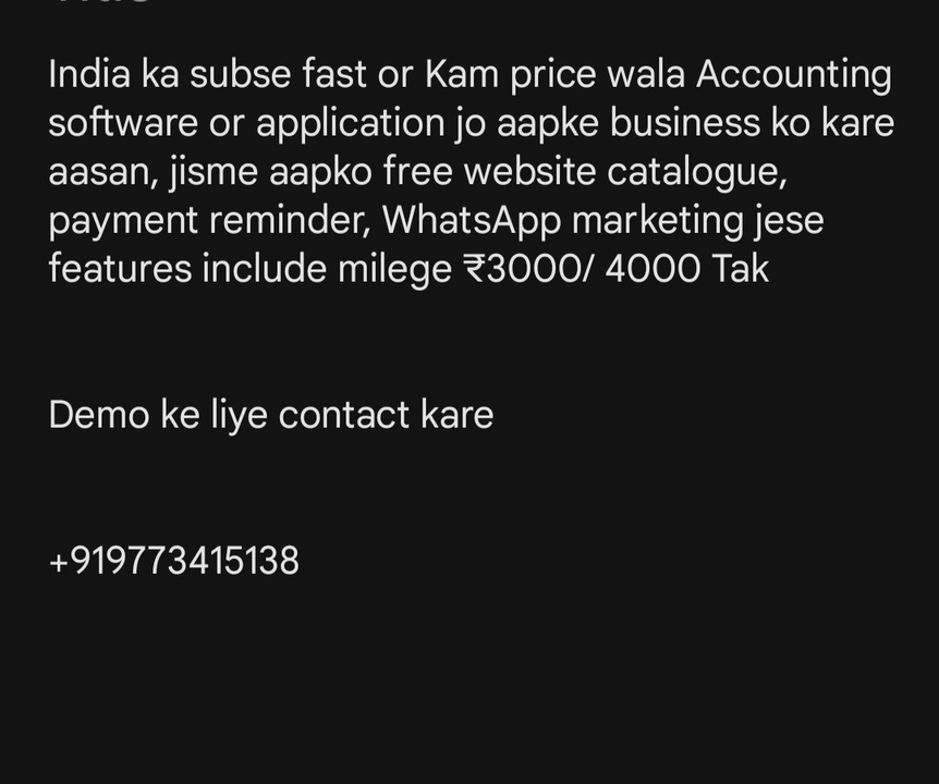 Post image I want 1000000 pieces of Retail at a total order value of 100000. I am looking for India ka subse fast or Kam price wala Accounting software or application jo aapke business . Please send me price if you have this available.