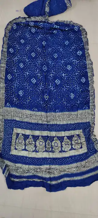 Pure gajji silk fancy saree uploaded by Arihant Bandhani's on 1/16/2024