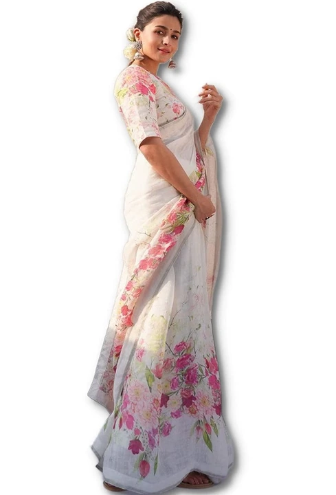 Cotton sarees print uploaded by Shree bhole sarees on 1/16/2024