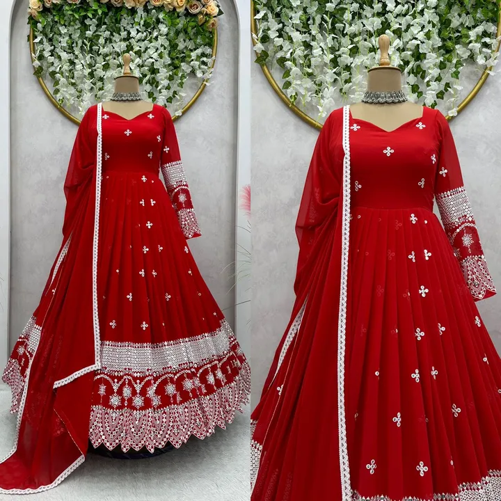 Gown Dupatta set  uploaded by SWAGHOSH on 1/16/2024