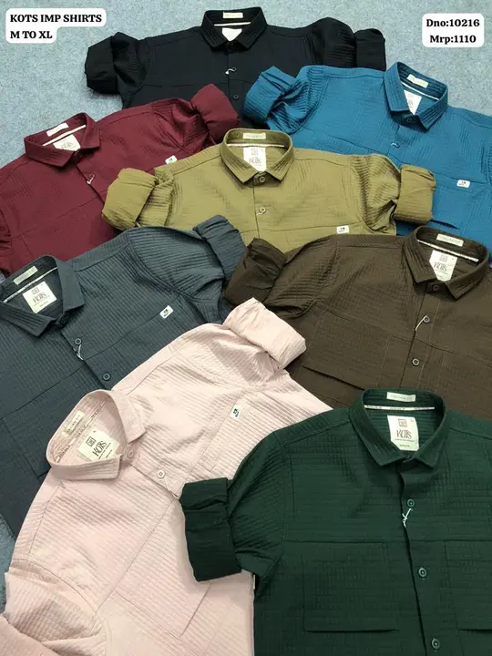 Imported fabric shirts  uploaded by Fidak Enterprise on 1/16/2024