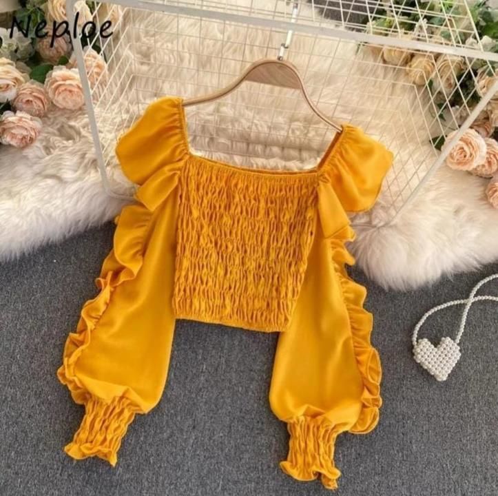 IMPORT TOP😍

Best quality

Free size upto 34"

Price: 580/- free shipping💕💕

No less❌❌ uploaded by Trendyfreakzz  on 3/24/2021