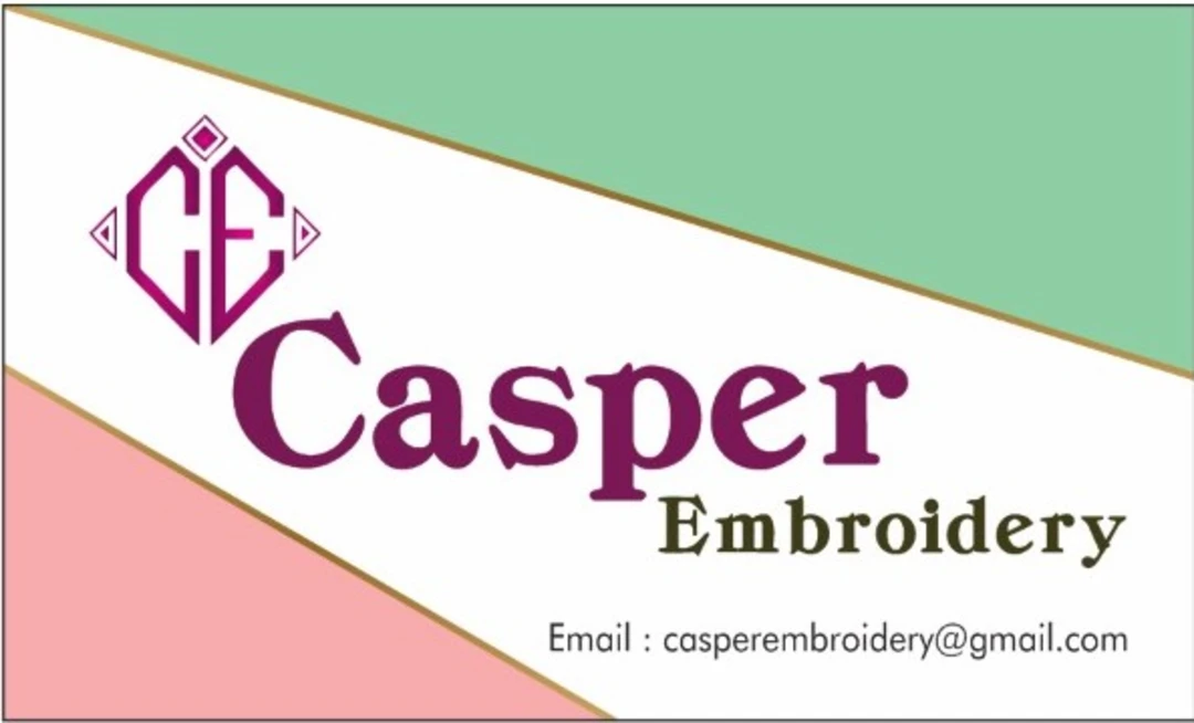 Visiting card store images of Casper Embroidery