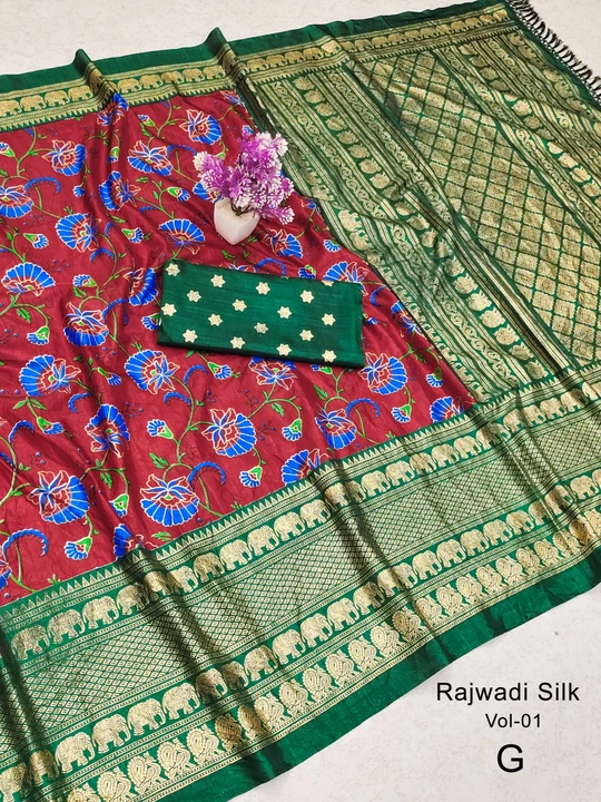 New soft pure dola silk kalamkari  uploaded by Suyukti Creation on 1/17/2024