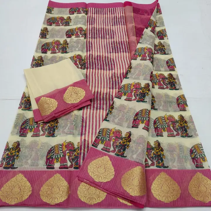 Cotton Kota Weaving & Printed Saree

*_With Blouse_ uploaded by business on 1/17/2024