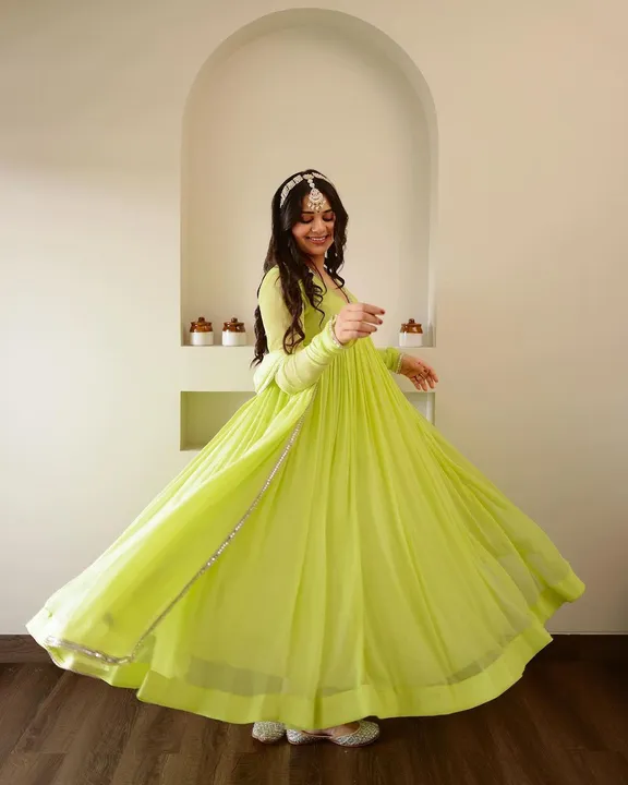 Anarkali Gown Set uploaded by business on 1/18/2024