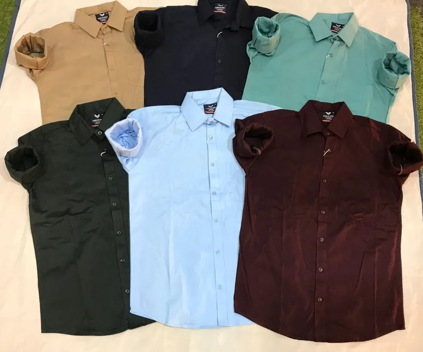 Twill 40*40 Plain Shirt / Cod Available / Starting Price  uploaded by business on 1/18/2024