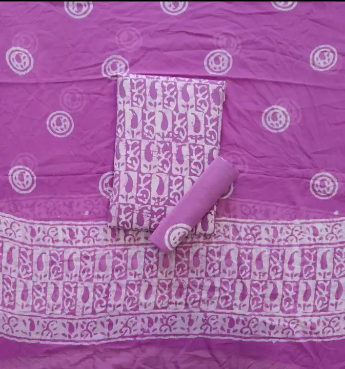 *Wax Batik Hand Block Print Dress Material Suits*
 uploaded by Meena batik & fanncy suit on 1/18/2024