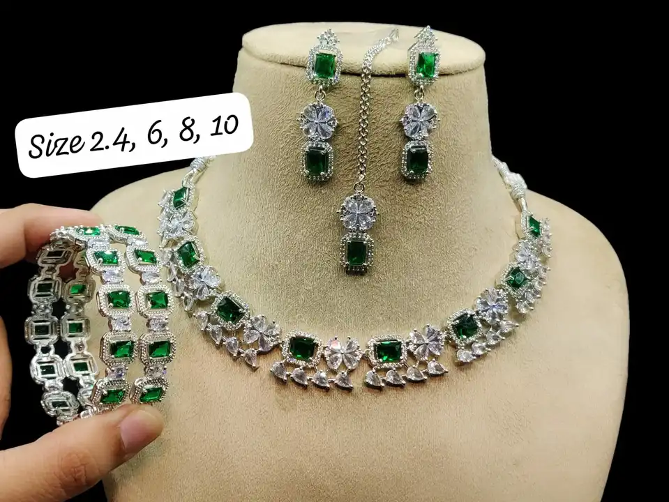 American Diamond Necklace  uploaded by NIPHU & CHAHU VLOGS  on 1/18/2024
