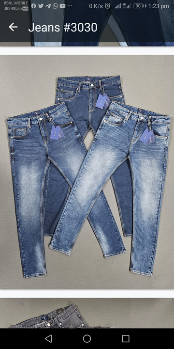 Post image I want 18 pieces of Jeans at a total order value of 10000. Please send me price if you have this available.
