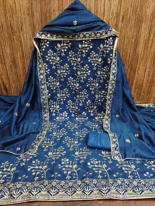 VICHITRA SILK WITH MULTI SQUANCE WORK
 uploaded by Shiva Enterprise on 1/19/2024