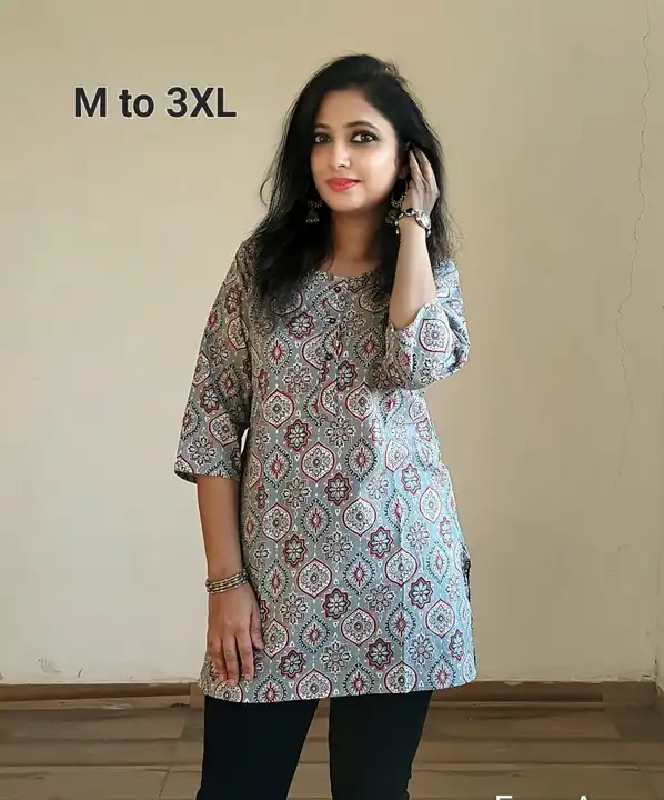 New Daily Wear Cotton Printed Tunic Collection  uploaded by Vihu fashion on 1/19/2024