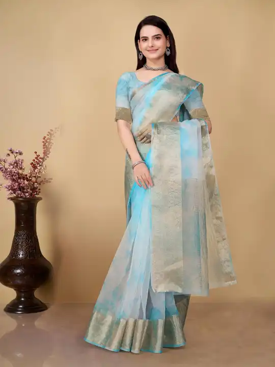 Organza Saree uploaded by SWAGHOSH on 1/19/2024
