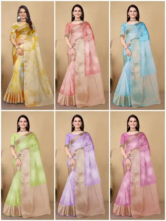 Organza Saree uploaded by business on 1/19/2024
