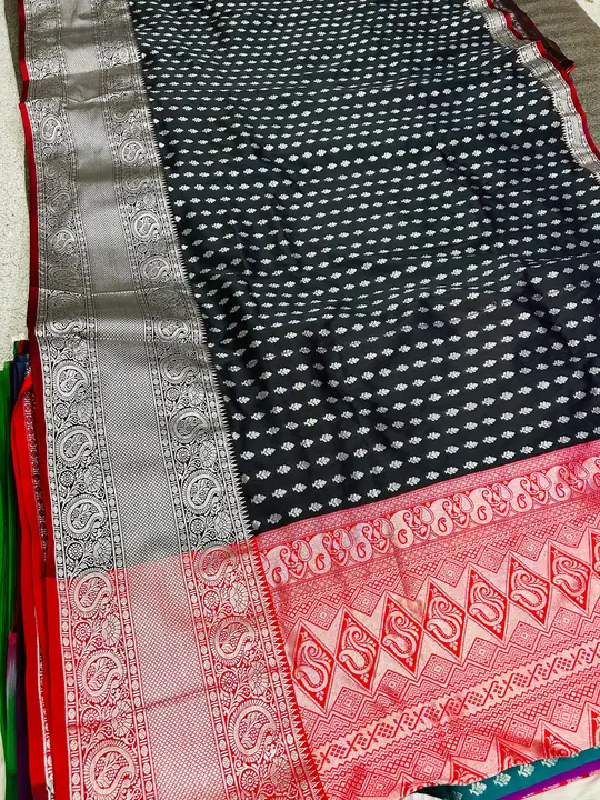 Fancy Trending Silver Zari with Big Border Saree
Full Saree With Blouse
Colour - 8
Set       - 8 uploaded by H.A Traders on 1/19/2024