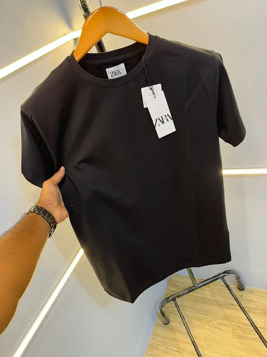 Zara premium cotton lycra 4way t shirt  uploaded by business on 1/19/2024
