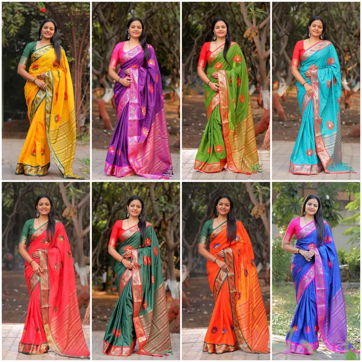 Soft silk saree  uploaded by SAURYA LIFE STYLE on 1/19/2024