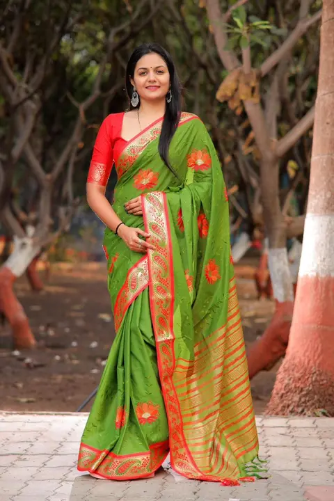 Soft silk saree  uploaded by SAURYA LIFE STYLE on 1/19/2024