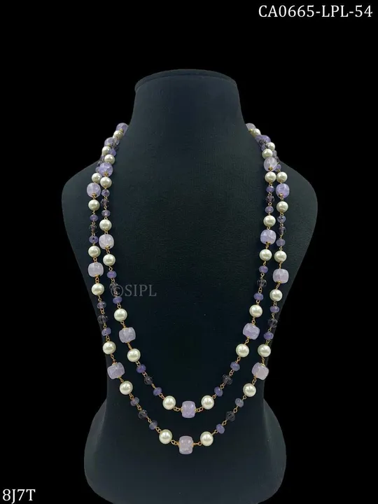 Pearl and beads mala  uploaded by business on 1/19/2024